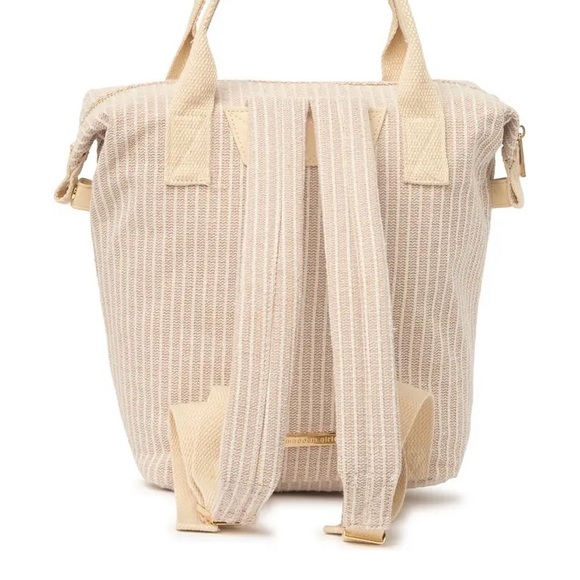 NWT! Madden Girl Pinstripe Mini Backpack - Picture 4 of 8